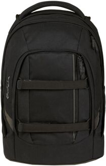 Satch Pack School Rugzak blackjack Zwart - H 48 x B 30 x D 22 cm