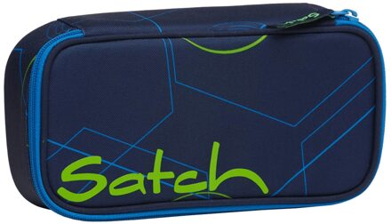 Satch Pencil Box Etui blue tech Blauw - 10 x 22 x 6