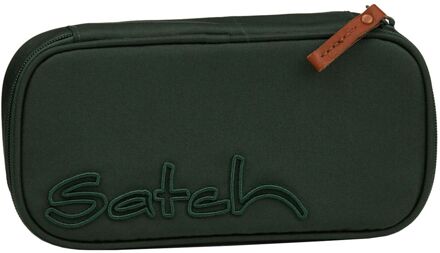 Satch Pencil Box nordic forest green Etui Grijs - H 6 x B 22 x D 10 cm