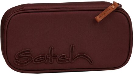 Satch Pencil Box nordic ruby Etui Rood - H 6 x B 22 x D 10 cm