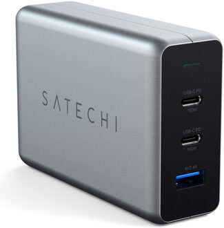 Satechi Oplader zonder Kabel 3 Usb Poorten 100W Power Delivery
