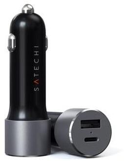 Satechi Type-C 72W PD Car Charger - Space Grey