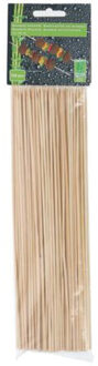 Sateprikkers - 100x - bamboe hout - 25 cm - spiezen - satestokjes