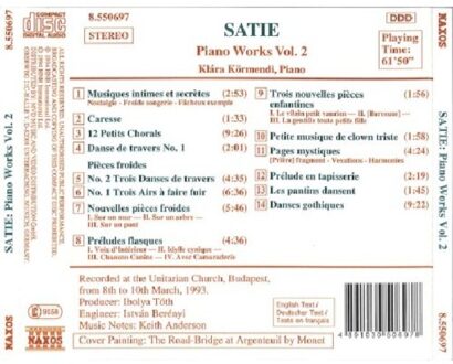 Satie: Piano Works Vol.2