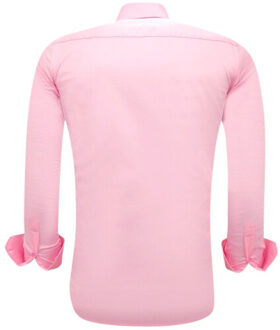 Satijn hemd voor slim fit Veelkleurig - XXL