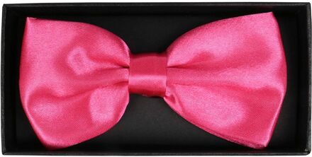 Satijnen Strik Fuchsia Roze