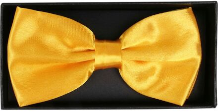Satijnen Strik Geel