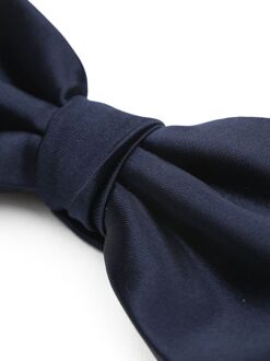 Satin Strik Blauw - Donkerblauw