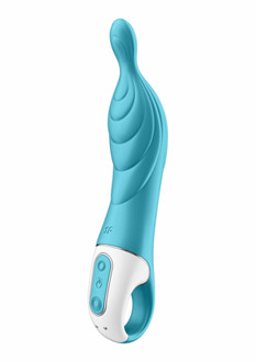 Satisfyer A-Mazing 2 - A-Spot Stimulator met Textuur - Turquoise