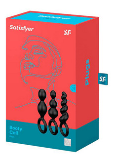 Satisfyer Booty Call - Butt Plug Set 3 Stuks - Zwart