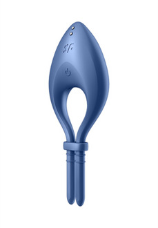 Satisfyer Bullseye - Vibrerende Cockring - Blauw