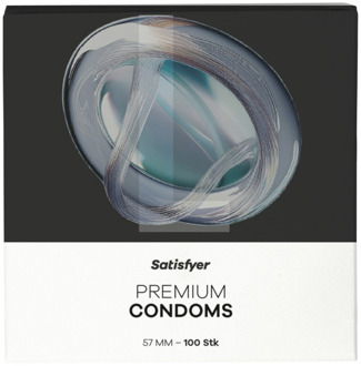Satisfyer Condooms - Maat L - 57mm - 100 Stuks