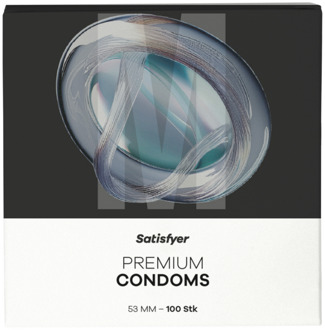Satisfyer Condooms - Maat M - 53mm - 100 Stuks