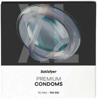 Satisfyer Condooms - Maat XL - 60mm - 100 Stuks