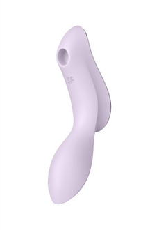 Satisfyer Curvy Trinity 2 - Invoegbare Luchtpulsvibrator - Violet