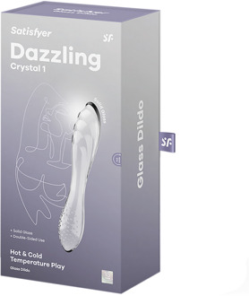 Satisfyer Dazzling Crystal 1 - Glas Dildo - Transparant