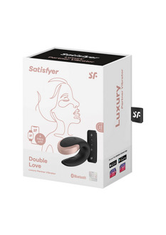 Satisfyer Double Love - Luxe Partner Vibrator - Zwart