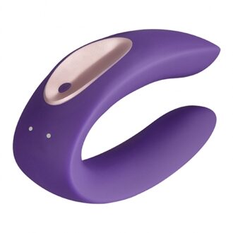 Satisfyer Double Plus - Koppels Vibrator - Paars