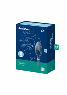 Satisfyer Duelist - Aanpasbare Cockring - Donkerblauw