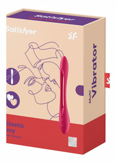 Satisfyer Elastic Joy - Buigbare Multifunctionele Massager - Rood