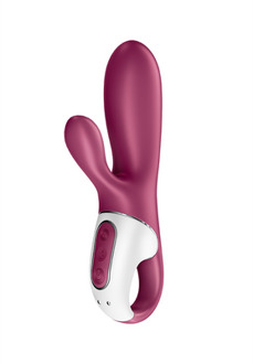 Satisfyer Hot Bunny - Verwarmende Konijnen Vibrator - Berry