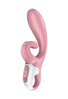 Satisfyer Hug Me - Rabbit Vibrator met Tongue Tip voor Clitoris Stimulatie - Roze