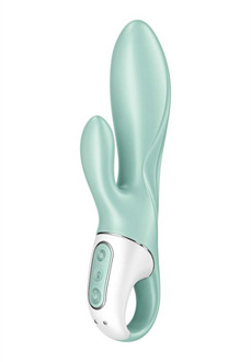 Satisfyer Luchtpomp Konijn 5 - Opblaasbare Konijnen Vibrator - Mint