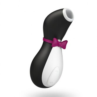 Satisfyer Penguin - Luchtdruk Vibrator - Zwart/ Wit