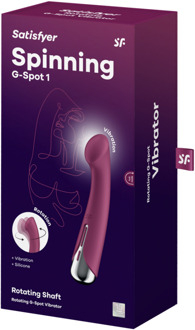 Satisfyer Spinning G-Spot 1 - Roterende G-Spot Vibrator - Rood