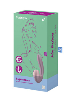 Satisfyer Supernova - Inbrengbare Dubbele Luchtpulsvibrator - Oud Roze