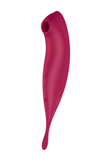 Satisfyer Twirling Pro - Tip Vibrator met App - Donkerrood