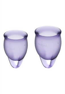 Satisfyer Voel je Zelfverzekerd - Menstruatiecup - Lila