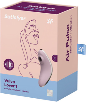 Satisfyer Vulva Lover 1 - Dubbele Luchtpulsvibrator - Violet