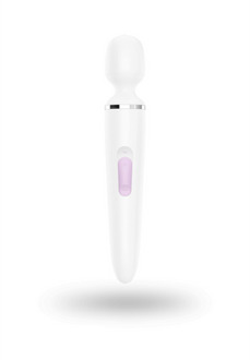 Satisfyer Wand-er Woman - Wand Vibrator - Wit/Chroom