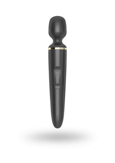Satisfyer Wand-er Woman - Wand Vibrator - Zwart/Goud