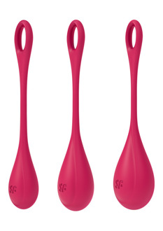 Satisfyer Yoni Power 1 - Kegel Ball Set - Rood