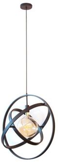 Saturnus hanglamp 1L 55 cm metaal Grijs