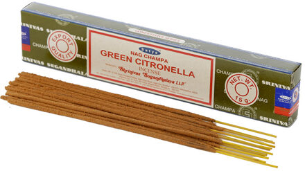 Satya Nag Champa wierrook stokjes citronella geur - 15x - Lichaam in balans - Meditatie