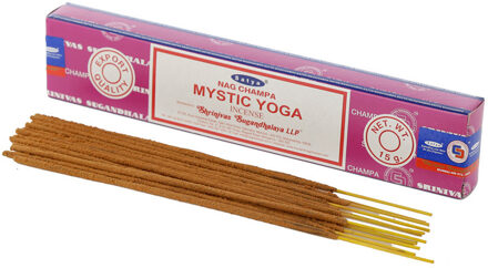 Satya Nag Champa wierrook stokjes Mystic Yoga geur - 15x - In balans