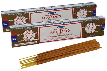 Satya Nag Champa wierrook stokjes Palo Santo geur - 30x - Lichaam in balans - Meditatie