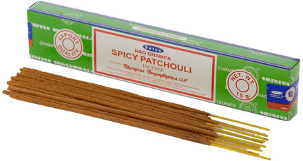 Satya Nag Champa wierrook stokjes Patchouli geur - 15x