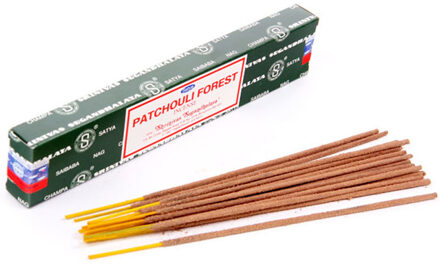 Satya Nag Champa wierrook stokjes Patchoulie Forrest geur - 12x