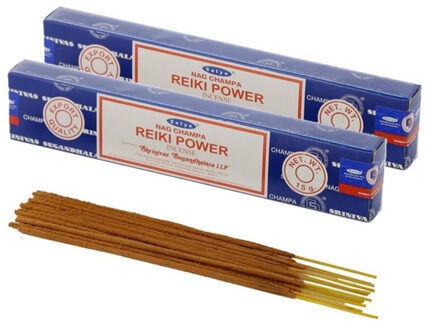 Satya Nag Champa wierrook stokjes Reiki Power geur - 30x - Lichaam in balans - Meditatie