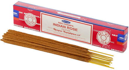Satya Nag Champa wierrook stokjes Rozen bloemen geur - 15x