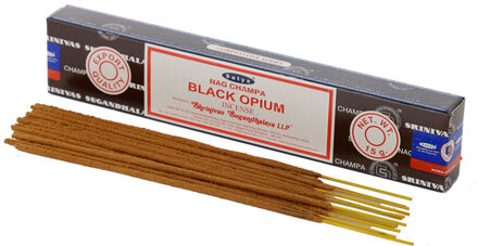 Satya Nag Champa wierrook stokjes zwarte opium geur - 15x