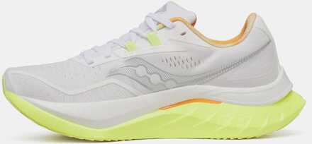 Saucony Dames Saucony Endorphin Speed 4 Hardloopschoen in Wit Geel Geel/wit
