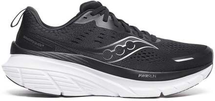 Saucony Guide 18 Wide Stabiliteitsschoen Heren-Zwart,Wit - 42.5