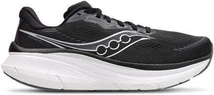 Saucony Guide 19 Sneakers Heren - Zwart - Maat 40.5 - Mesh/Synthetisch Black