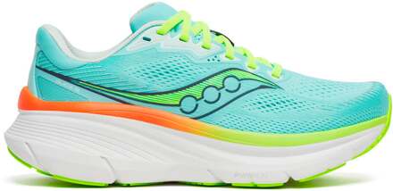 Saucony Guide 19 Stabiliteitsschoen Dames-turkoois, geel - 42.5