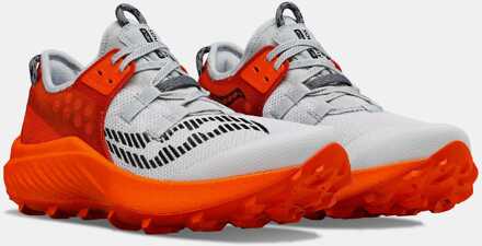 Saucony Heren Saucony Endorphin hardloopschoen in grijs rood - maat